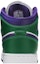 Sizing (Kanak-Kanak) Air Jordan 1 Mid 'Hulk' 554725-300