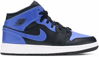 (Grade School) Air Jordan 1 Mid 'Hyper Royal' 554725-077