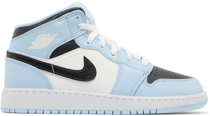 (Grade School) Air Jordan 1 Mid 'Ice Blue' 555112-401 Buy (Grade School) Air Jordan 1 Mid 'Ice Blue' 555112-401