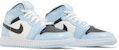 (Kanak-Kanak) Air Jordan 1 Mid 'Ice Blue' 555112-401
