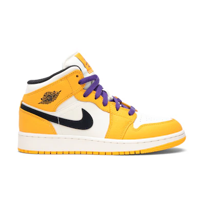 (GS) Jordan 1 Mid 'Lakers'