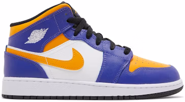 (Grade School) Air Jordan 1 Mid 'Lakers' DQ8423-517 (Grade School) Air Jordan 1 Mid 'Lakers' DQ8423-517
