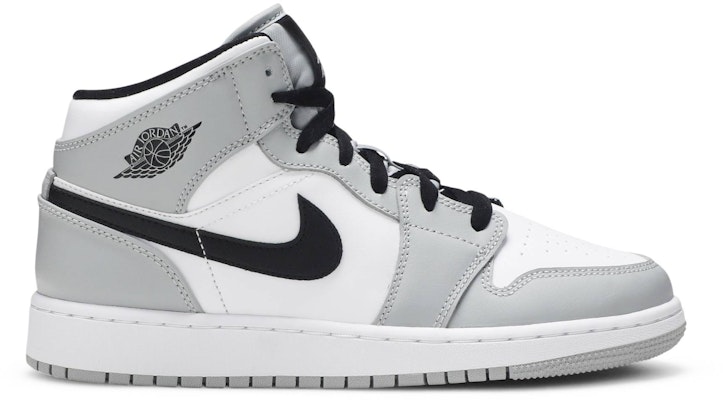 (Grade School) Air Jordan 1 Mid 'Light Smoke Grey' 554725-092 Buy (Grade School) Air Jordan 1 Mid 'Light Smoke Grey' 554725-092