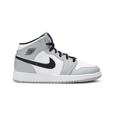 (GS) Jordan 1 Mid 'Light Smoke Grey'
