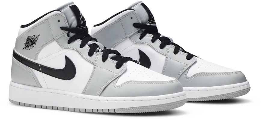 (Grade School) Air Jordan 1 Mid 'Light Smoke Grey' 554725-092 Cheap (Grade School) Air Jordan 1 Mid 'Light Smoke Grey' 554725-092