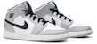(Kanak-Kanak) Air Jordan 1 Mid 'Light Smoke Grey' 554725-092