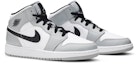 Cheap (Kanak-Kanak) Air Jordan 1 Mid 'Light Smoke Grey' 554725-092