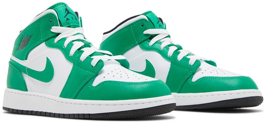 (Grade School) Air Jordan 1 Mid 'Lucky Green' DQ8423-301 Cheap (Grade School) Air Jordan 1 Mid 'Lucky Green' DQ8423-301