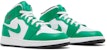 (Akademik) Air Jordan 1 Mid 'Lucky Green' Kanak-Kanak. DQ8423-301