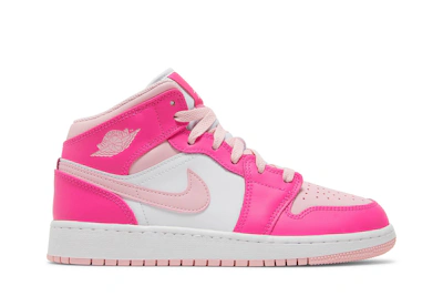 (Grade School) Air Jordan 1 Mid 'Medium Soft Pink' FD8780-116