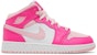 (Kanak-Kanak) Air Jordan 1 Mid 'Medium Soft Pink' FD8780-116