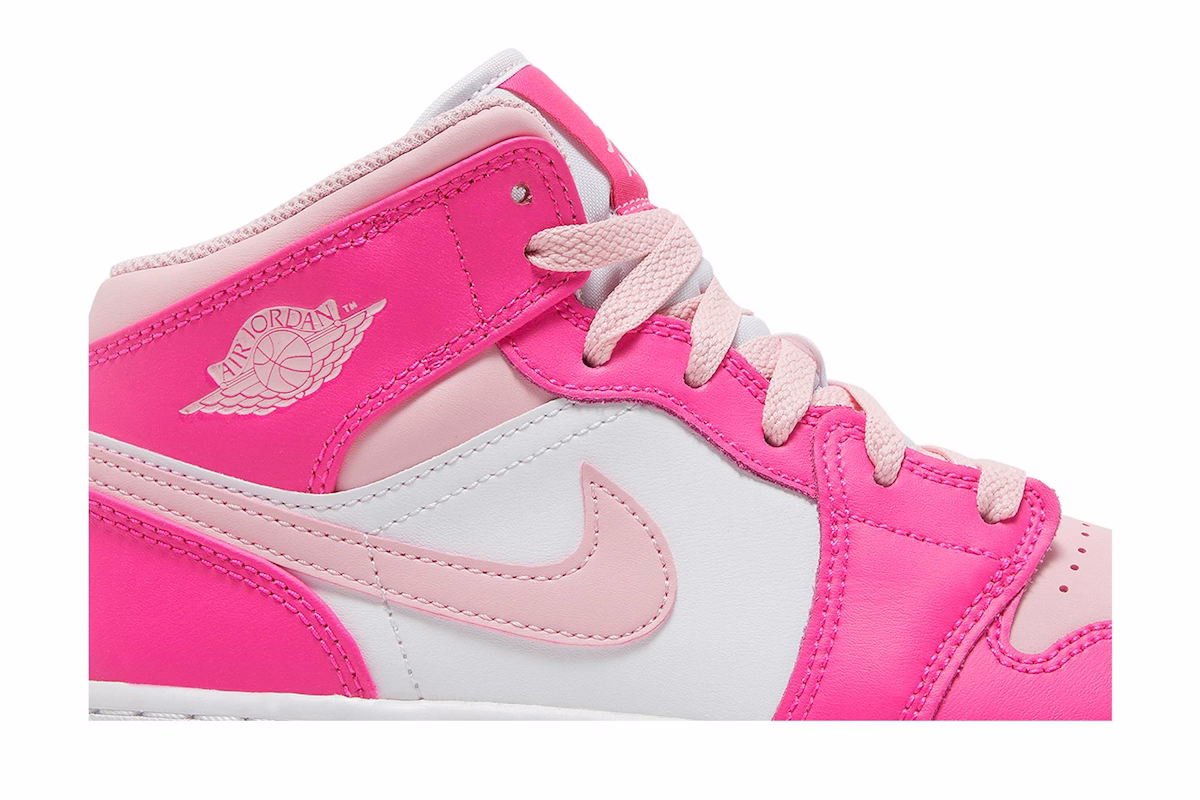 (Grade School) Air Jordan 1 Mid 'Medium Soft Pink' FD8780-116