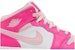(Kanak-Kanak) Air Jordan 1 Mid 'Medium Soft Pink' FD8780-116