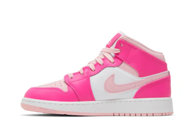 (Grade School) Air Jordan 1 Mid 'Medium Soft Pink' FD8780-116