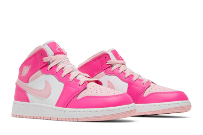 (Grade School) Air Jordan 1 Mid 'Medium Soft Pink' FD8780-116