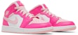 (Kanak-Kanak) Air Jordan 1 Mid 'Medium Soft Pink' FD8780-116