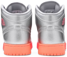 (Aniño) Air Jordan 1 Mid 'Plateado Metálico Rosa Carmesí' 555112-006 Details for (Aniño) Air Jordan 1 Mid 'Plateado Metálico Rosa Carmesí' 555112-006