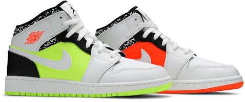 (Grade School) Air Jordan 1 Mid 'Notebook' 554725-870 Cheap (Grade School) Air Jordan 1 Mid 'Notebook' 554725-870