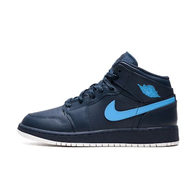 (GS) Jordan 1 Mid 'Obsidian'