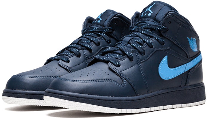 (Kanak-Kanak) Air Jordan 1 Mid 'Obsidian' 554725-415 Order (Kanak-Kanak) Air Jordan 1 Mid 'Obsidian' 554725-415