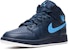 (Kanak-Kanak) Air Jordan 1 Mid 'Obsidian' 554725-415