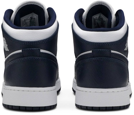 (Grade School) Air Jordan 1 Mid 'Obsidian' 554725-174 Details for (Grade School) Air Jordan 1 Mid 'Obsidian' 554725-174