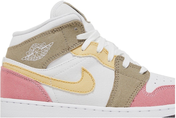 (Sekolah Dasar) Air Jordan 1 Mid 'Pastel Grind' Anak-anak DJ0338-100 Order (Sekolah Dasar) Air Jordan 1 Mid 'Pastel Grind' Anak-anak DJ0338-100