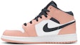 Lookbook (Kanak-Kanak) Air Jordan 1 Mid 'Pink Quartz' 555112-603