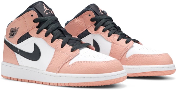 (大童版) Air Jordan 1 Mid '粉石英' 555112-603 Cheap (大童版) Air Jordan 1 Mid '粉石英' 555112-603