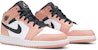 (Kanak-Kanak) Air Jordan 1 Mid 'Pink Quartz' 555112-603