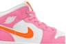 Order (Kanak-Kanak) Air Jordan 1 Mid 'Pinksicle Orange' DX3240-681