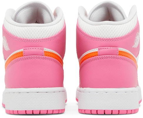 (Grade School) Air Jordan 1 Mid 'Pinksicle Orange' DX3240-681 Details for (Grade School) Air Jordan 1 Mid 'Pinksicle Orange' DX3240-681