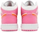 Details for (Kanak-Kanak) Air Jordan 1 Mid 'Pinksicle Orange' DX3240-681
