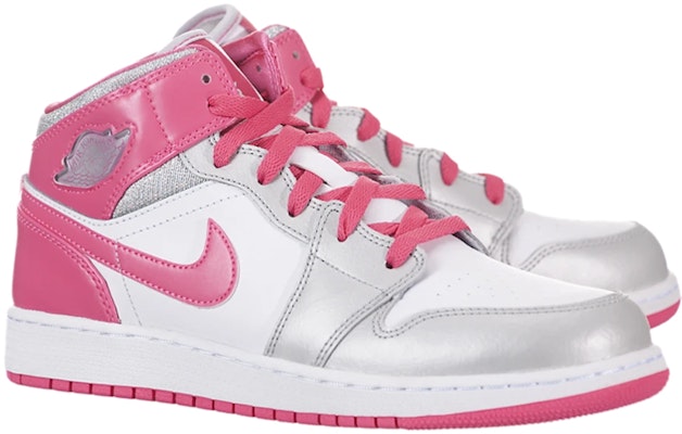 Air Jordan 1 Mid GS 'Platinum Pink' (Tallas Escolares) 555112-109 Lookbook Air Jordan 1 Mid GS 'Platinum Pink' (Tallas Escolares) 555112-109