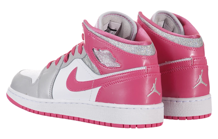 Shop Air Jordan 1 Mid GS 'Platinum Pink' (Tallas Escolares) 555112-109