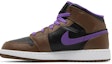 Lookbook (Kanak-kanak) Air Jordan 1 Mid 'Ungu Mocha' DQ8423-215