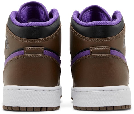 (Grade School) Air Jordan 1 Mid 'Purple Mocha' DQ8423-215 Details for (Grade School) Air Jordan 1 Mid 'Purple Mocha' DQ8423-215