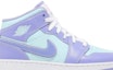 Order (Kanak-Kanak) Air Jordan 1 Mid 'Ungu Pulse' 554725-500