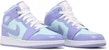 (Kanak-Kanak) Air Jordan 1 Mid 'Ungu Pulse' 554725-500
