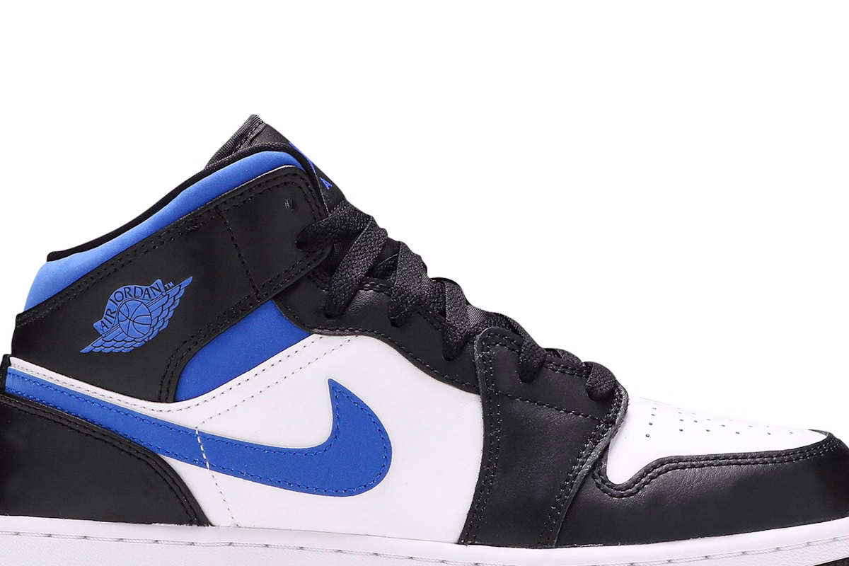 (Grade School) Air Jordan 1 Mid 'Racer Blue' 2021 554725-140