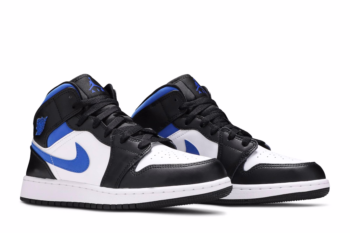 (Grade School) Air Jordan 1 Mid 'Racer Blue' 2021 554725-140