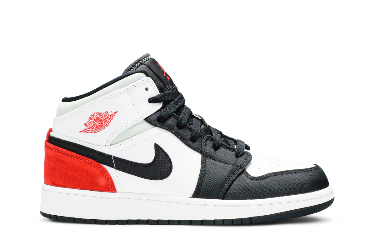 (Grade School) Air Jordan 1 Mid 'Red Mint' BQ6931-100