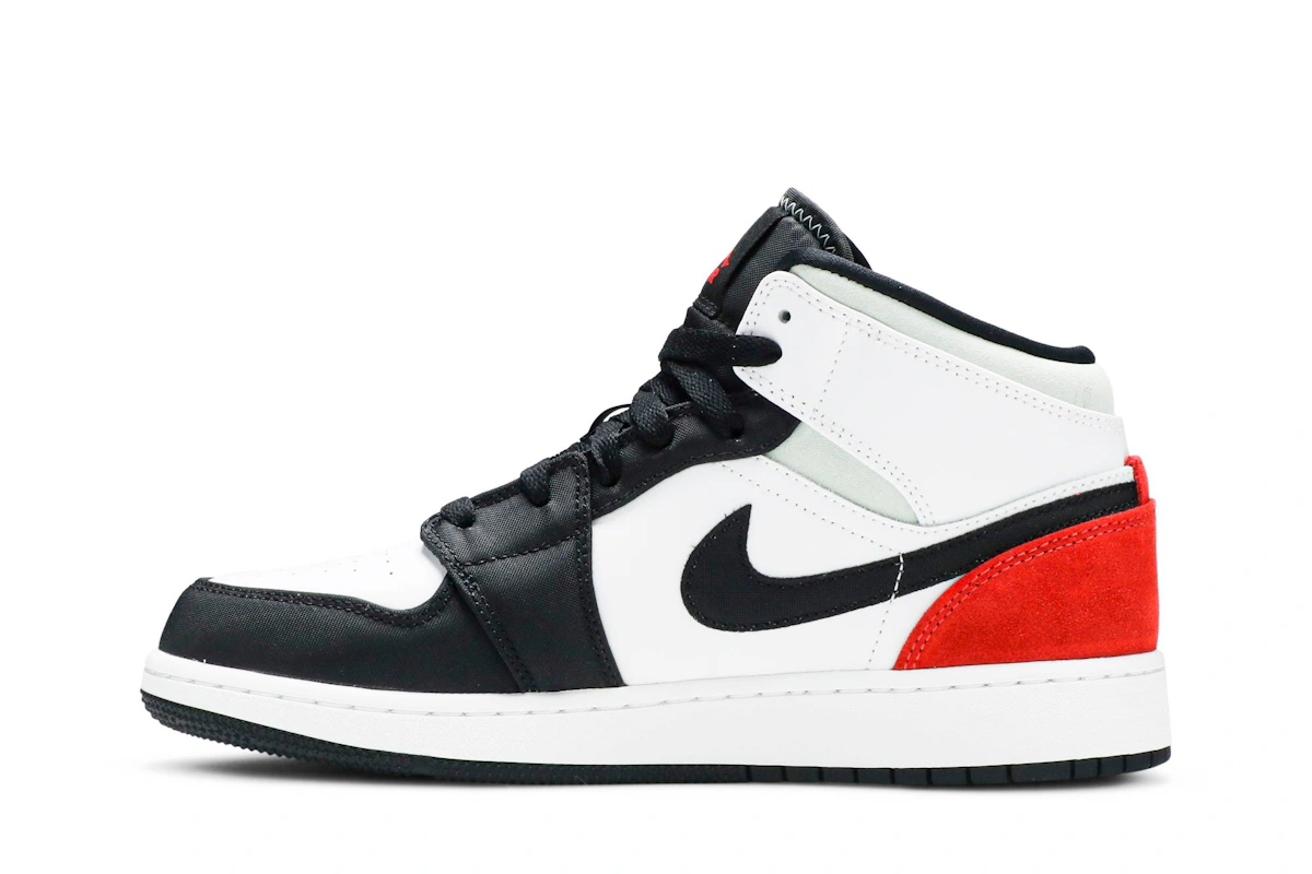 (Grade School) Air Jordan 1 Mid 'Red Mint' BQ6931-100