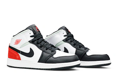 (Grade School) Air Jordan 1 Mid 'Red Mint' BQ6931-100