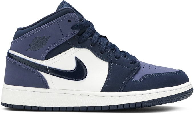 (Grade School) Air Jordan 1 Mid 'Sanded Purple' 554725-445 Buy (Grade School) Air Jordan 1 Mid 'Sanded Purple' 554725-445