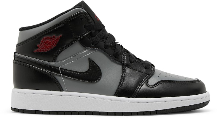 Grade School Air Jordan 1 Mid Shadow 554725 096 554725 096