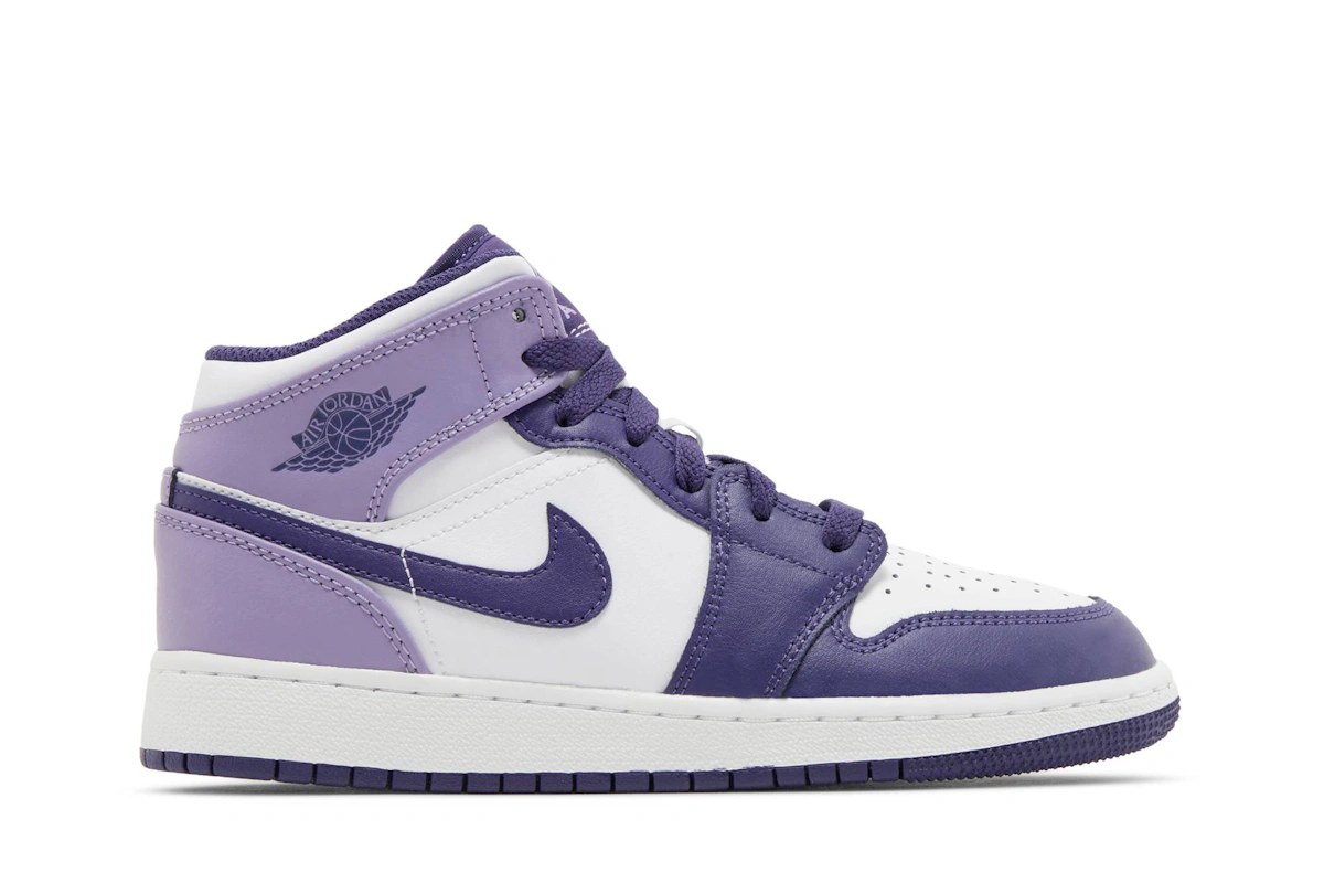 (Grade School) Air Jordan 1 Mid 'Sky J Purple' DQ8423-515