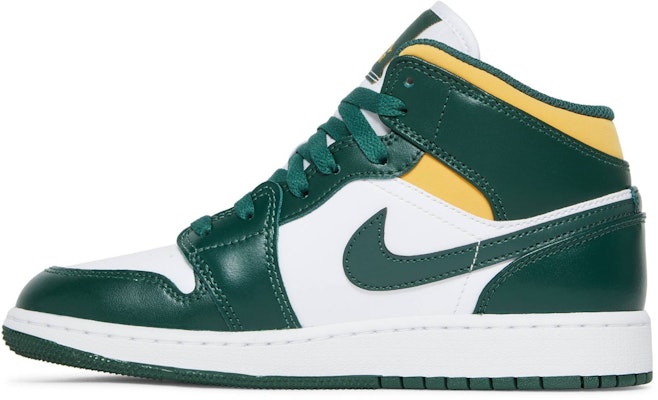 (Grade School) Air Jordan 1 Mid 'Sonics' 2021 554725-371 Lookbook (Grade School) Air Jordan 1 Mid 'Sonics' 2021 554725-371