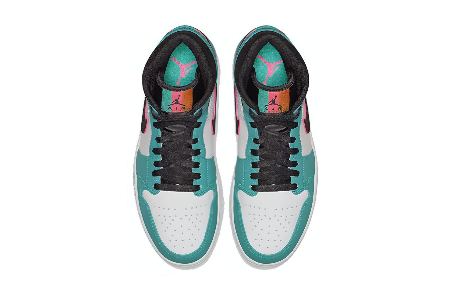 Lookbook (Aliran Sekolah) Air Jordan 1 Mid 'South Beach' BQ6931-306