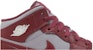 (Kanak-Kanak) Air Jordan 1 Mid 'Team Red' DQ8423-615